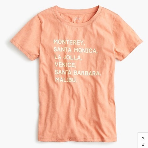 J Crew California Coast Graphic Tee - Picture 4 of 9
